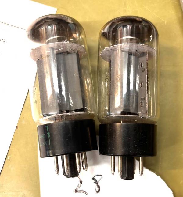 Sylvania 6L6GC, 2 stk., vintage USA – til Fender / Hi-Fi