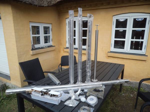 stål rør til terrasse