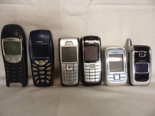 Forskellige brugbar mobiltelefoner