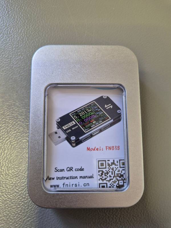 USB power analyzer FNB38