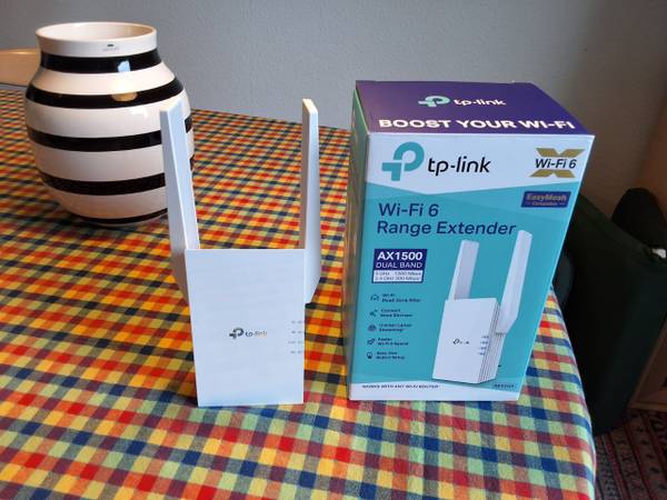 Tp - link wifi 6 Range Extender, AX1500
