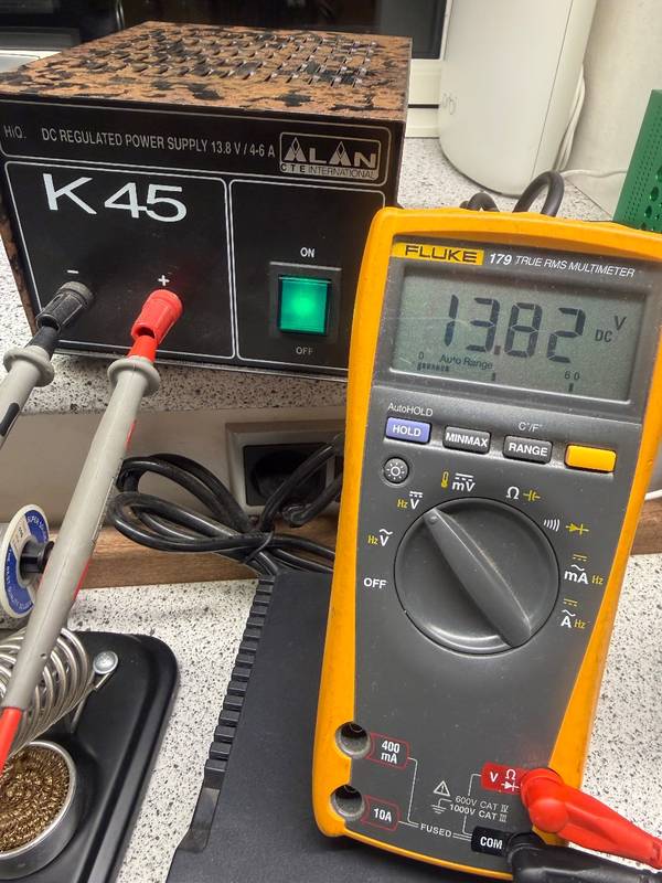Alan CTE K45 strømforsyning.