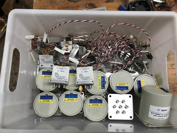HP/Agilent coax switche. Det er 4 GHz modeller