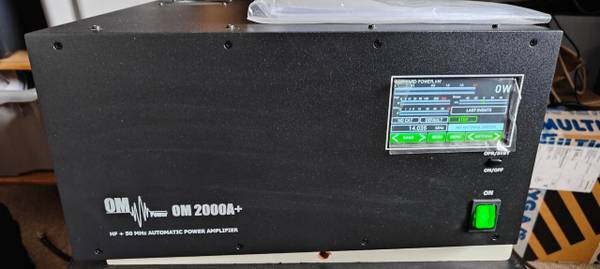 Reserveret - -  2 KiloWatt_Hf / 6m - OM Power 2000A+ fuldt automatisk PaTrin