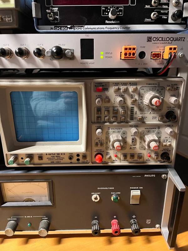 Hameg HM1007 – 100 MHz oscilloskop.