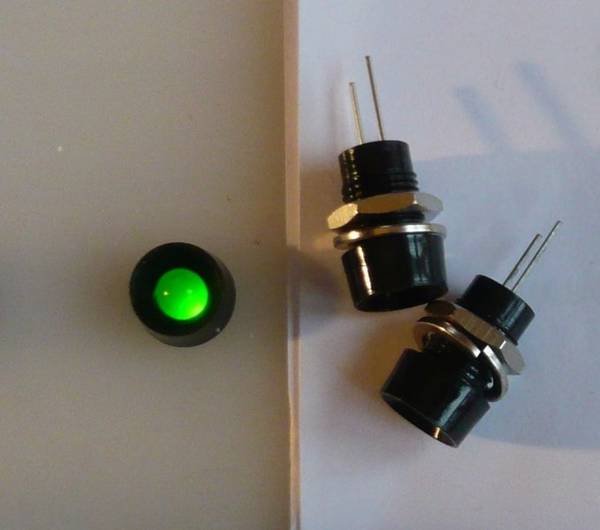 Kontrollampe LED plastic