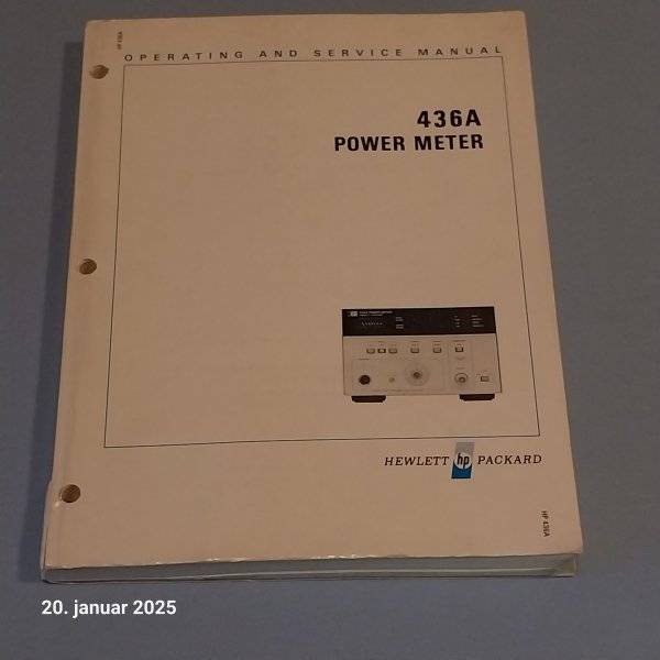 HP436A Power meter