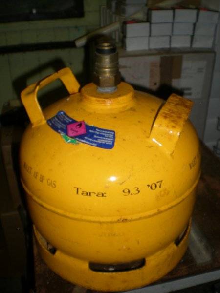 Gasflaske 5 Kg.