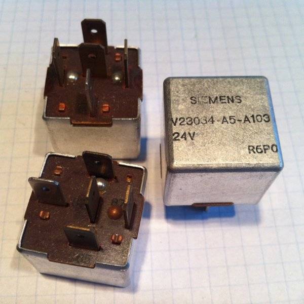 24 V relæer