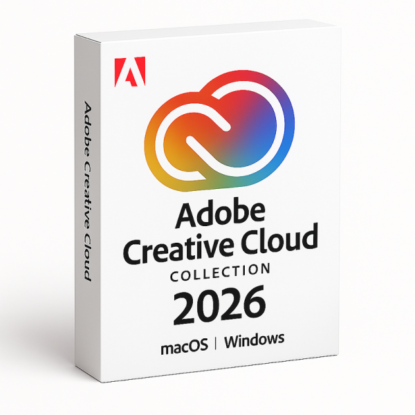 Adobe CC Collection 2026 for Windows or macOS (Official)