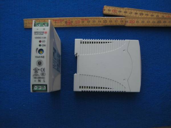 Din skinne Powersupply 12V 1,5A