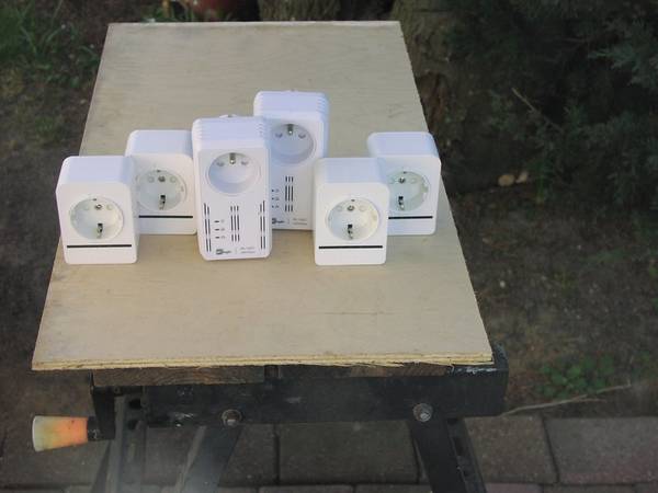 Ethernet adapter til 230V i huset