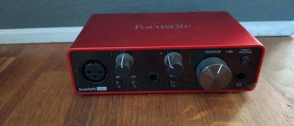 Focusrite lydkort som nyt